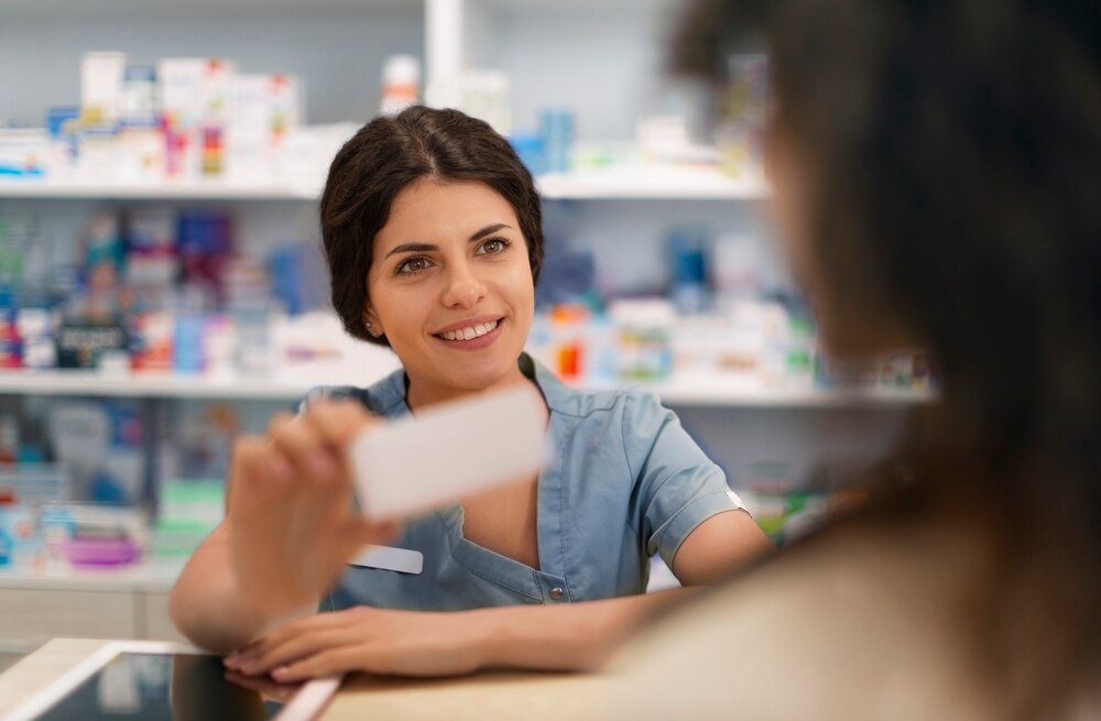 Pharmacist at work
